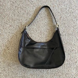 NWOT HOBO black leather shoulder purse